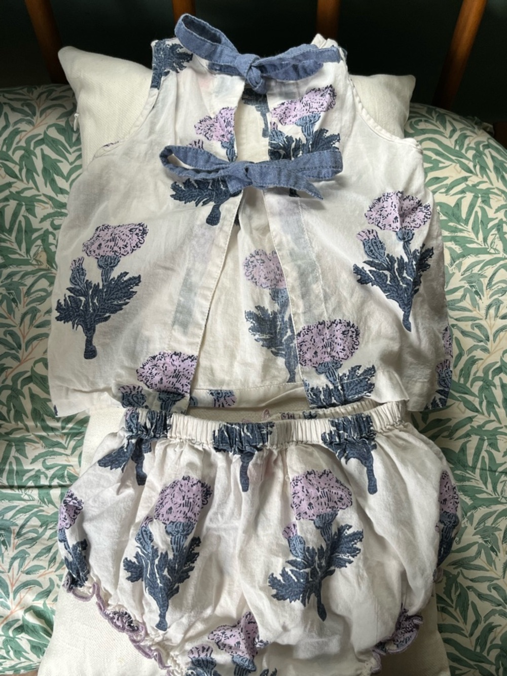 Pink Chicken Matching Summer Set - Picture 2 of 3